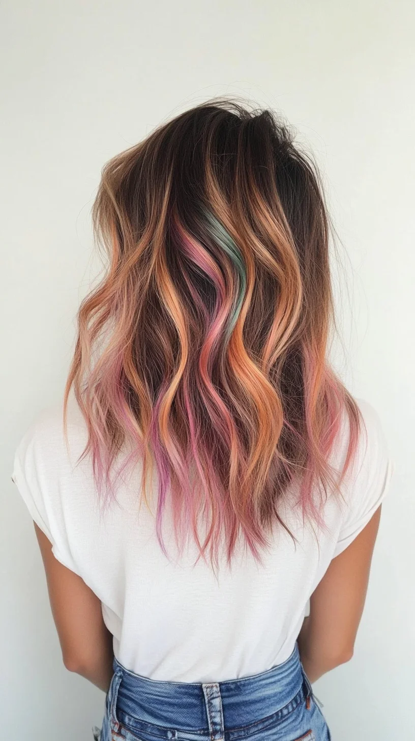 Playful Waves with a Pop of Color: Embrace Your Boldness!