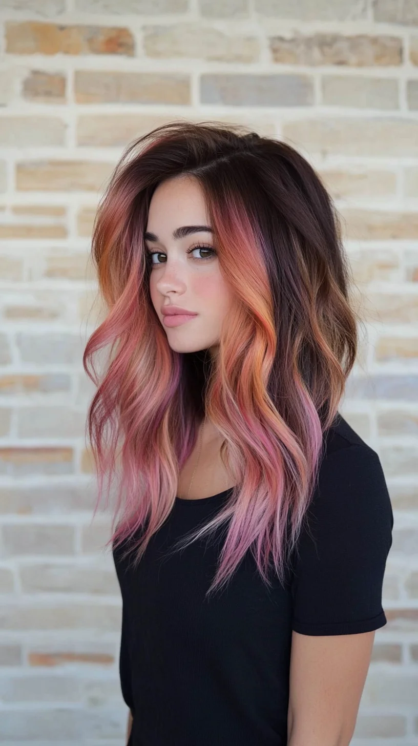 Radiant Waves: Embrace Bold Colors with Effortless Volume!