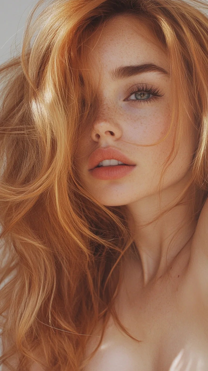 Radiant Waves: Embrace Your Fiery Locks