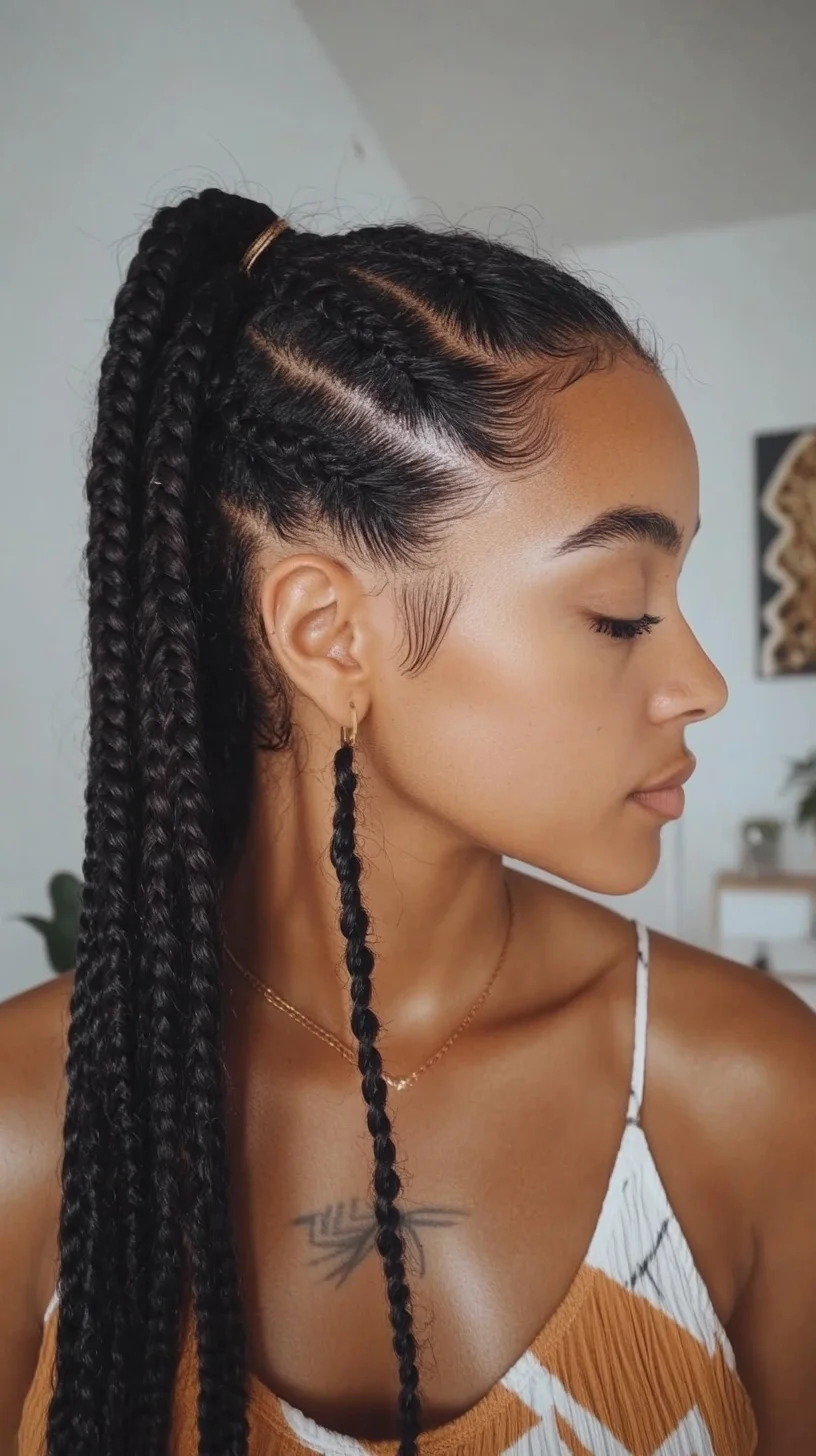 Sleek and Chic Braided Ponytail: A Modern Twist on Classic Styles