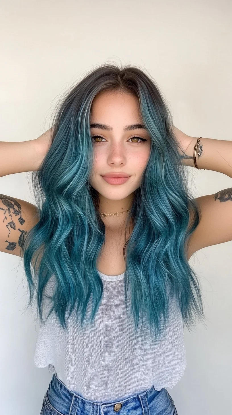 Stunning Waves with Aqua Hues: Elevate Your Look!