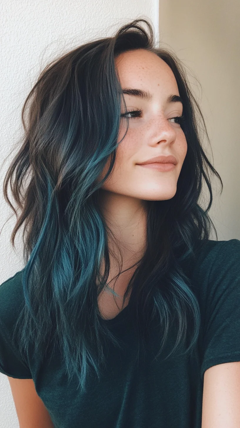 Vibrant Wave: Embrace Effortless Elegance with Stunning Color Highlights