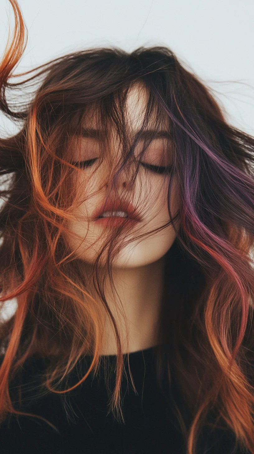 Vibrant Waves A Bold Blend of Color and Texture