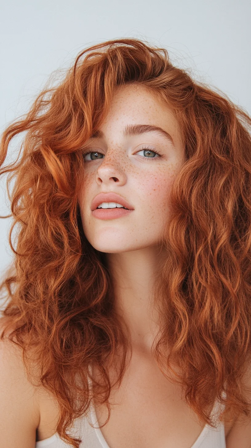 Voluminous Red Curls: Embrace Your Inner Goddess