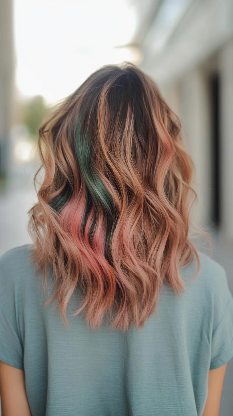 Whimsical Waves: A Playful Blend of Pastel Colors