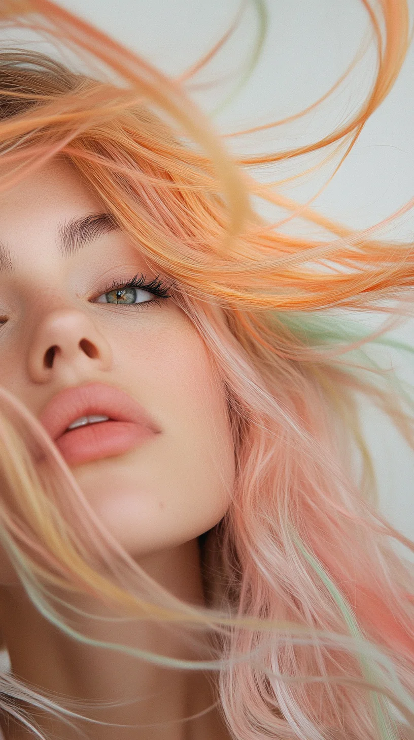 Whimsical Waves Embrace the Colorful Flair of Trendy Tresses!