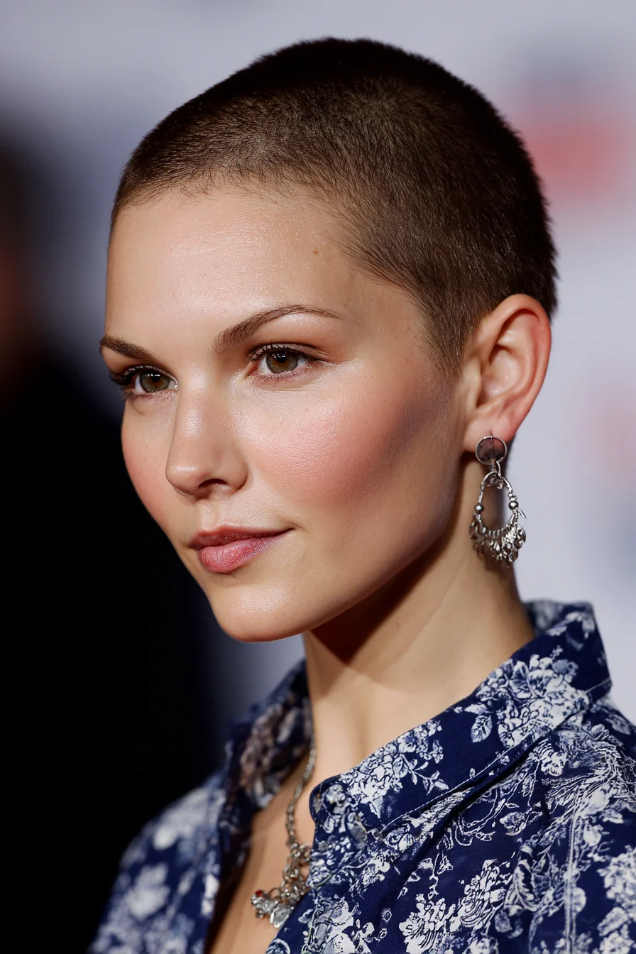 Close-Cropped Buzz Cut (Textured Shaved Crop)