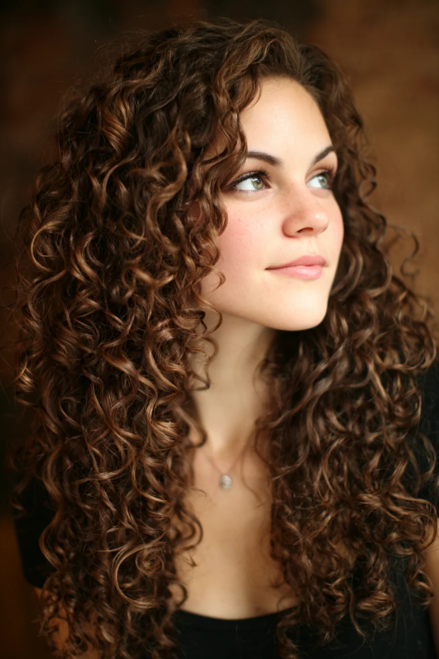 Long Layered Defined Curls — Natural Curly Hair Styling