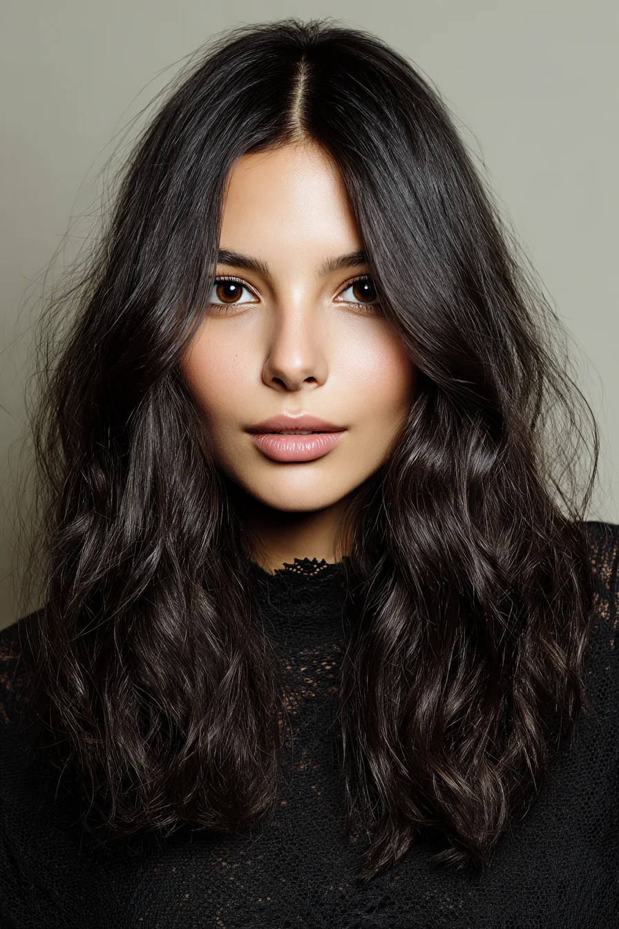Long Layered Middle‑Part Waves with Face‑Framing Layers