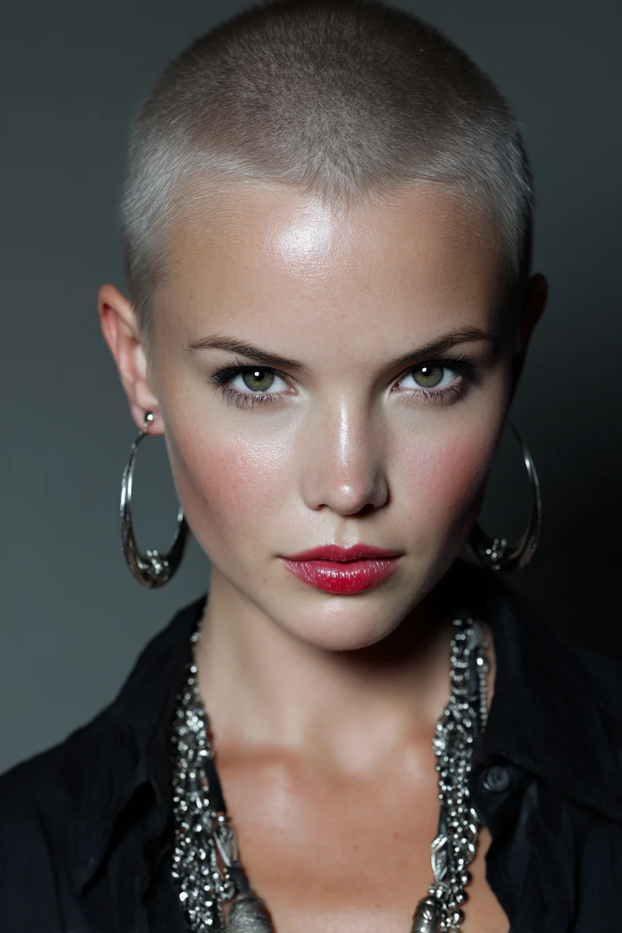 Micro Buzz Cut — Short Cropped Buzz with Clean Edges
