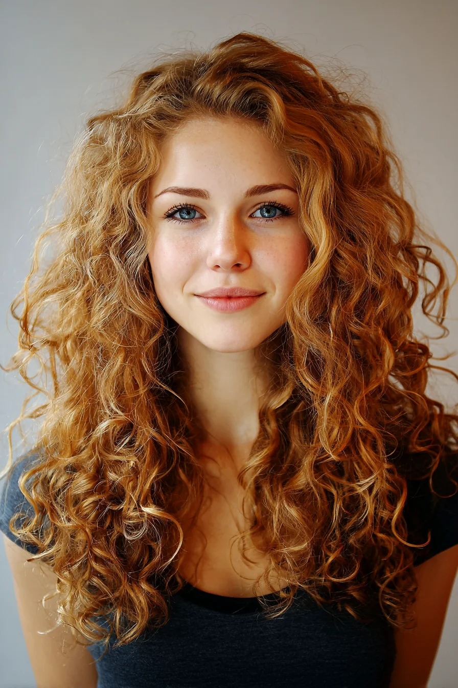 Voluminous Layered Natural Curls — Long Curly Haircut & Diffuse Styling