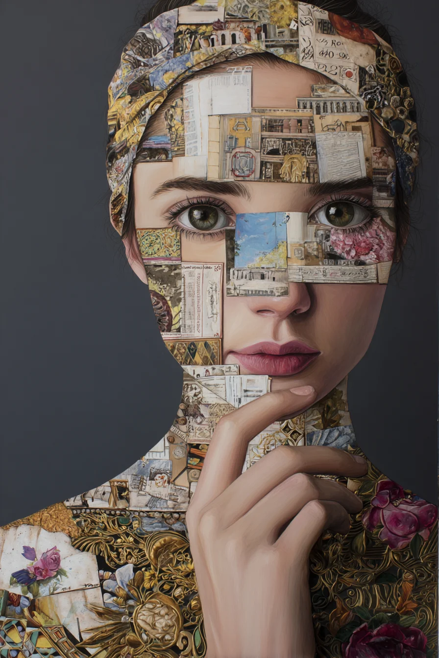 A Face Built From Memory