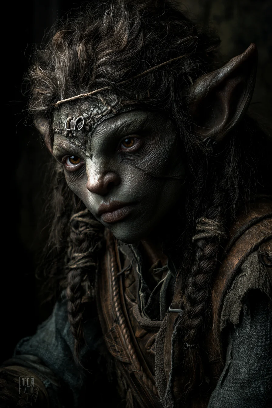 A Goblin Woman from the Shadows