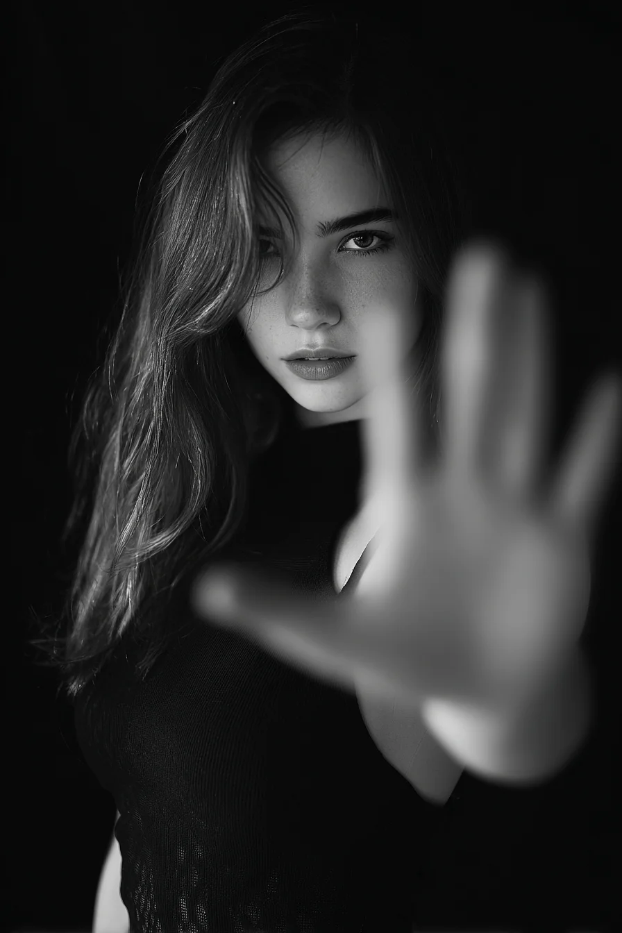 A Hand Between Her and the World