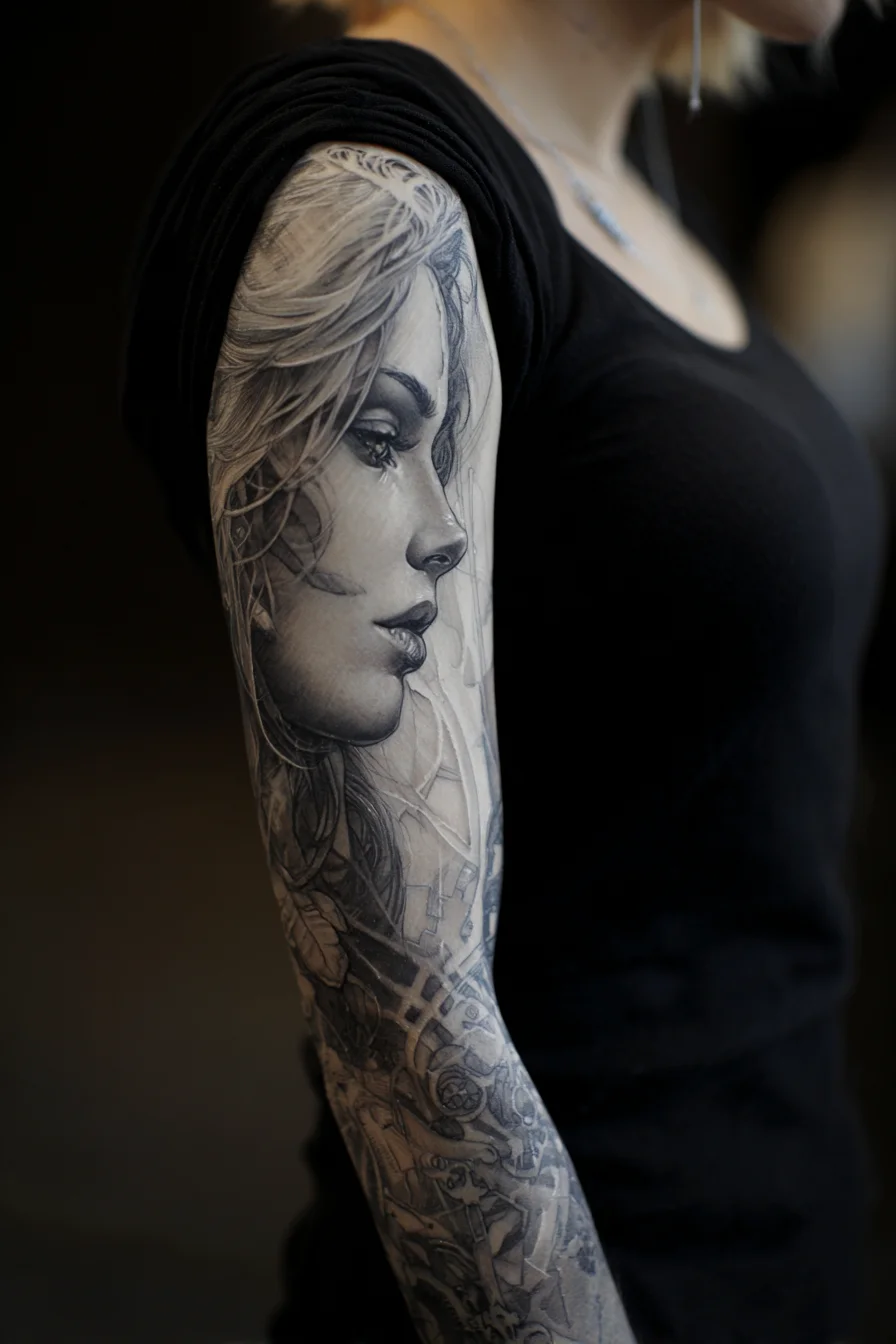 A Portrait Etched in Skin