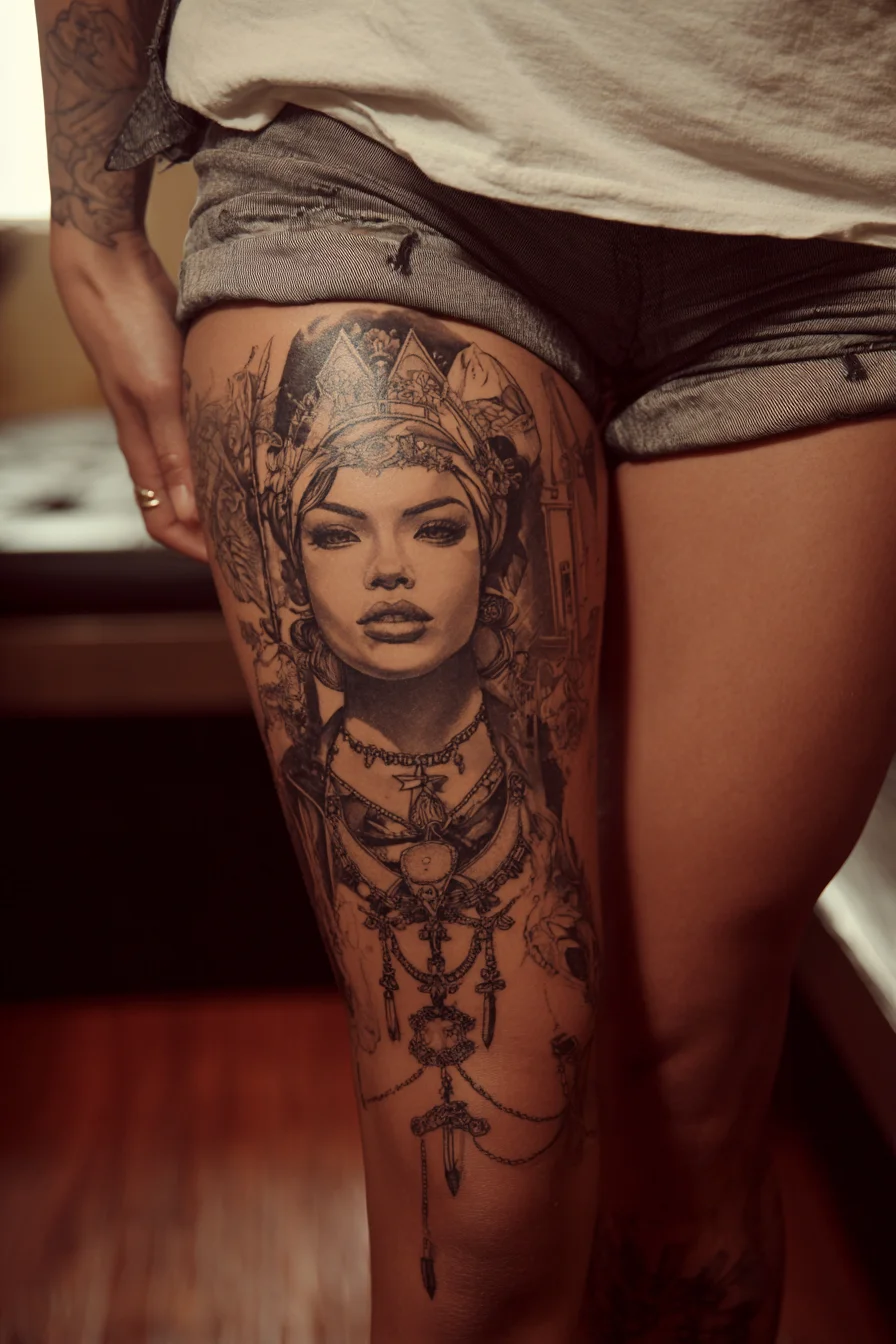 A Queen Etched in Skin