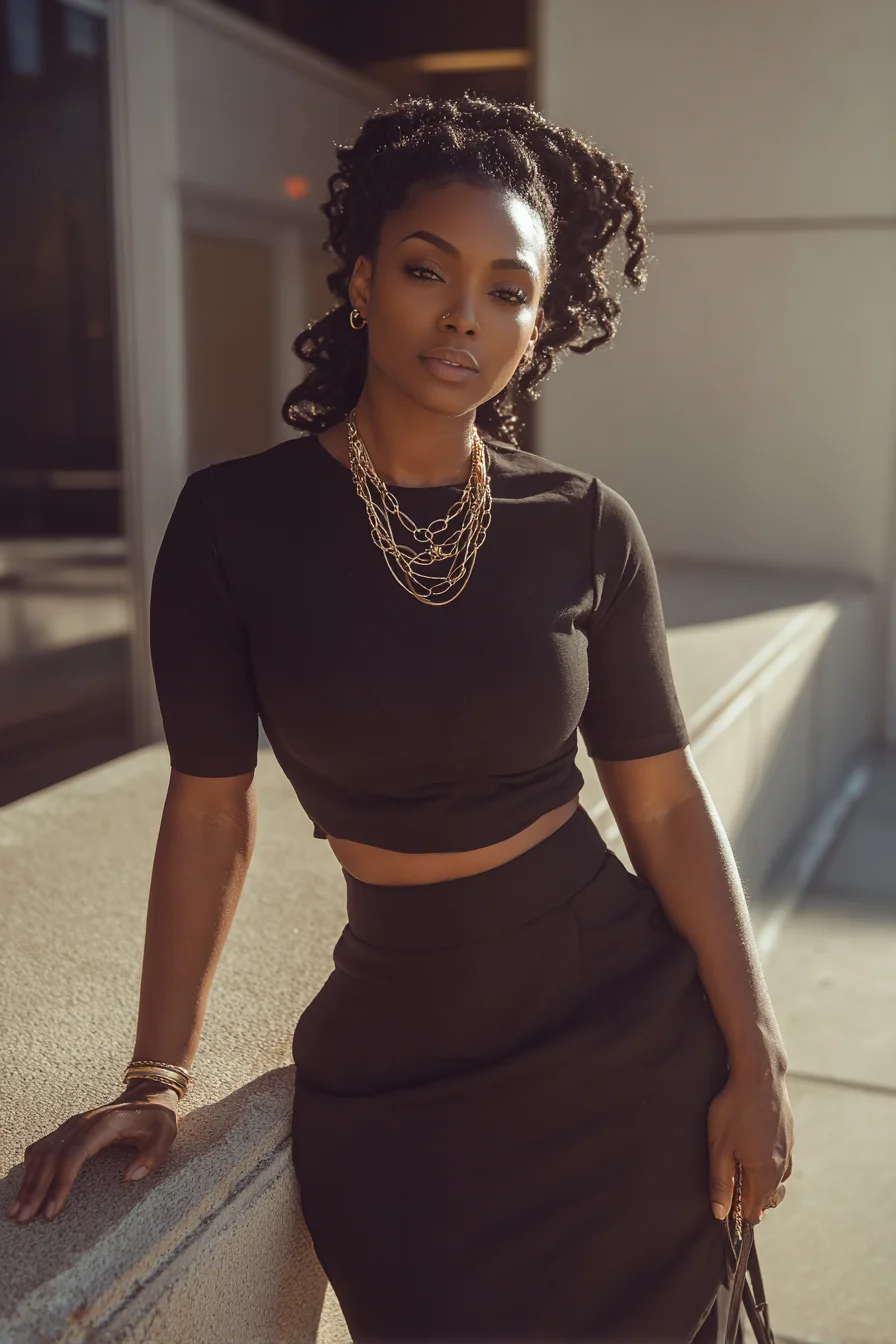 All Black Everything, Gold Accents