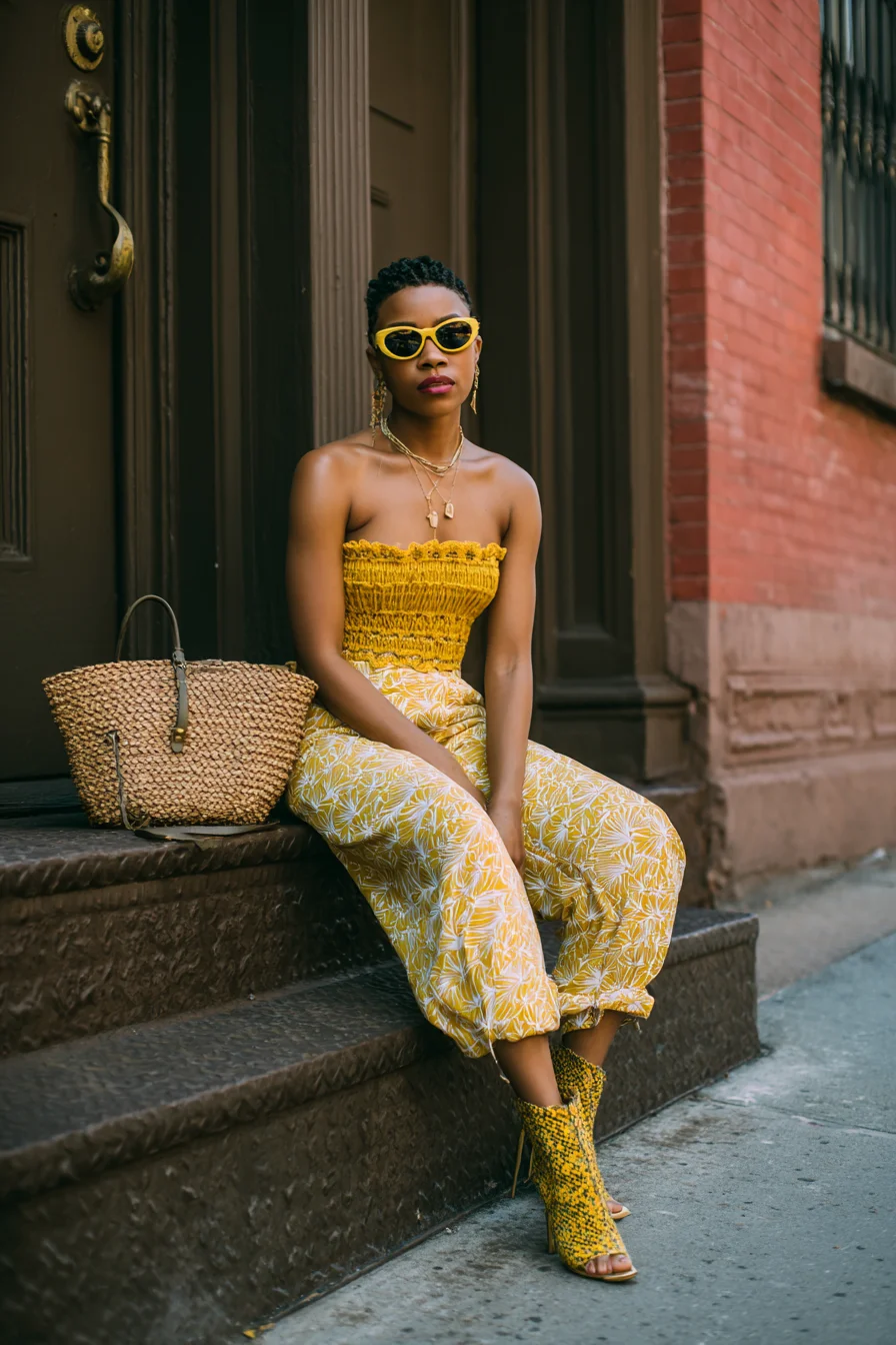 All Yellow Everything on the Stoop