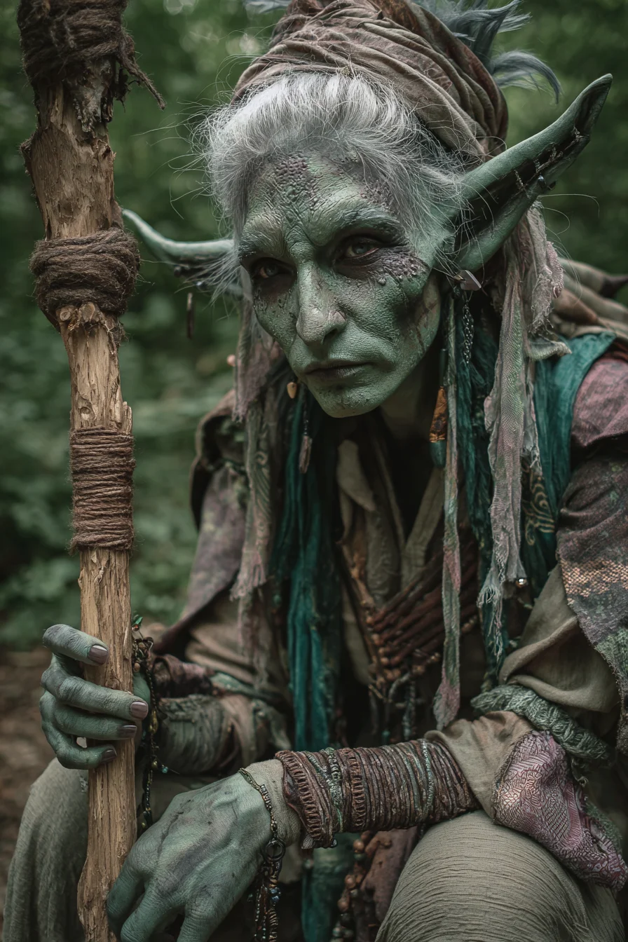 Ancient Goblin Wise Woman of the Woods
