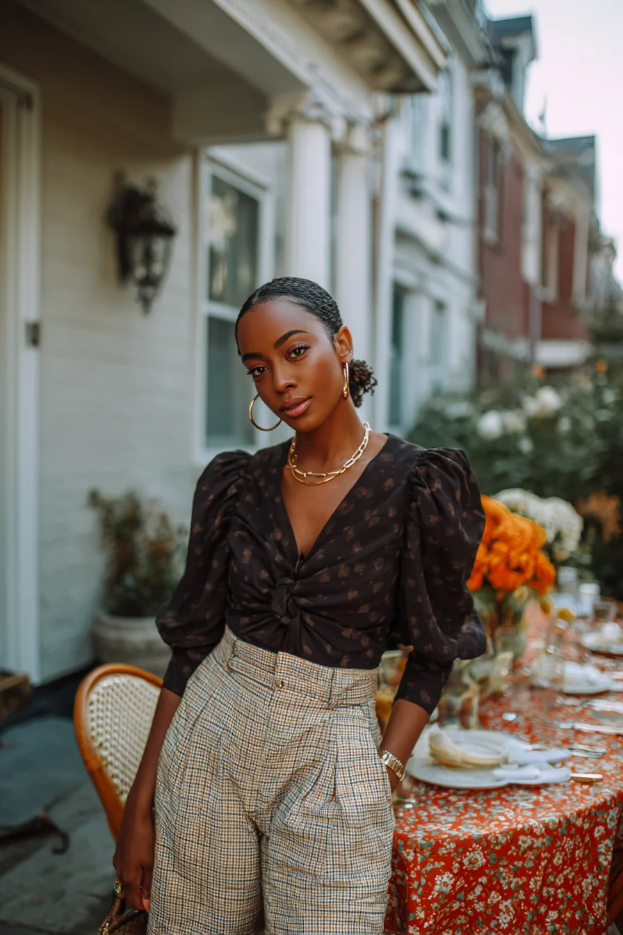 Autumn Brunch on the Stoop