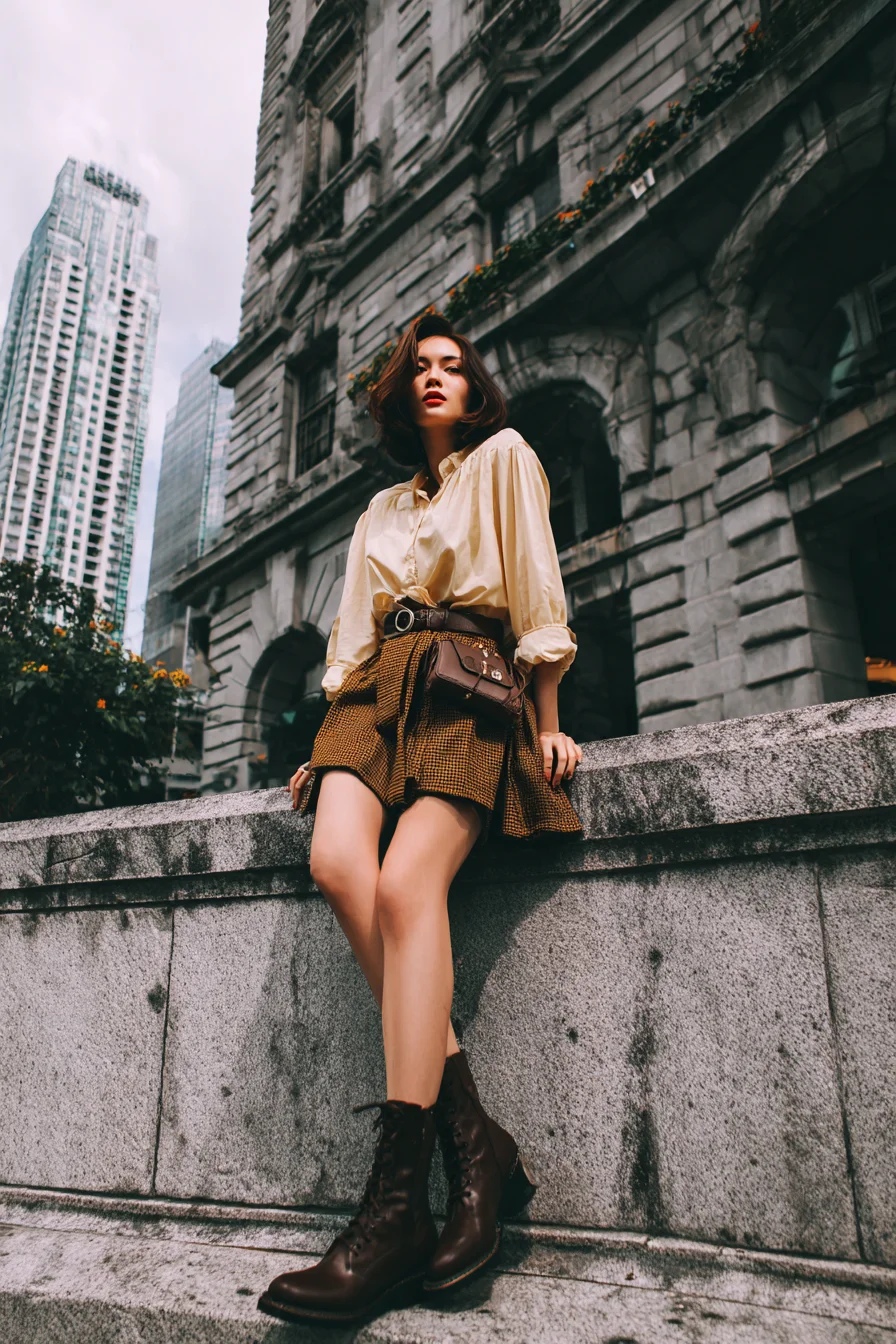 Autumn Tones Against the City