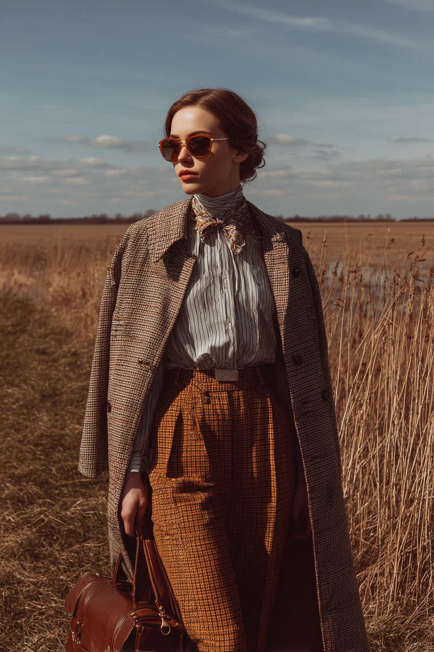 Autumn Tweed in Open Fields