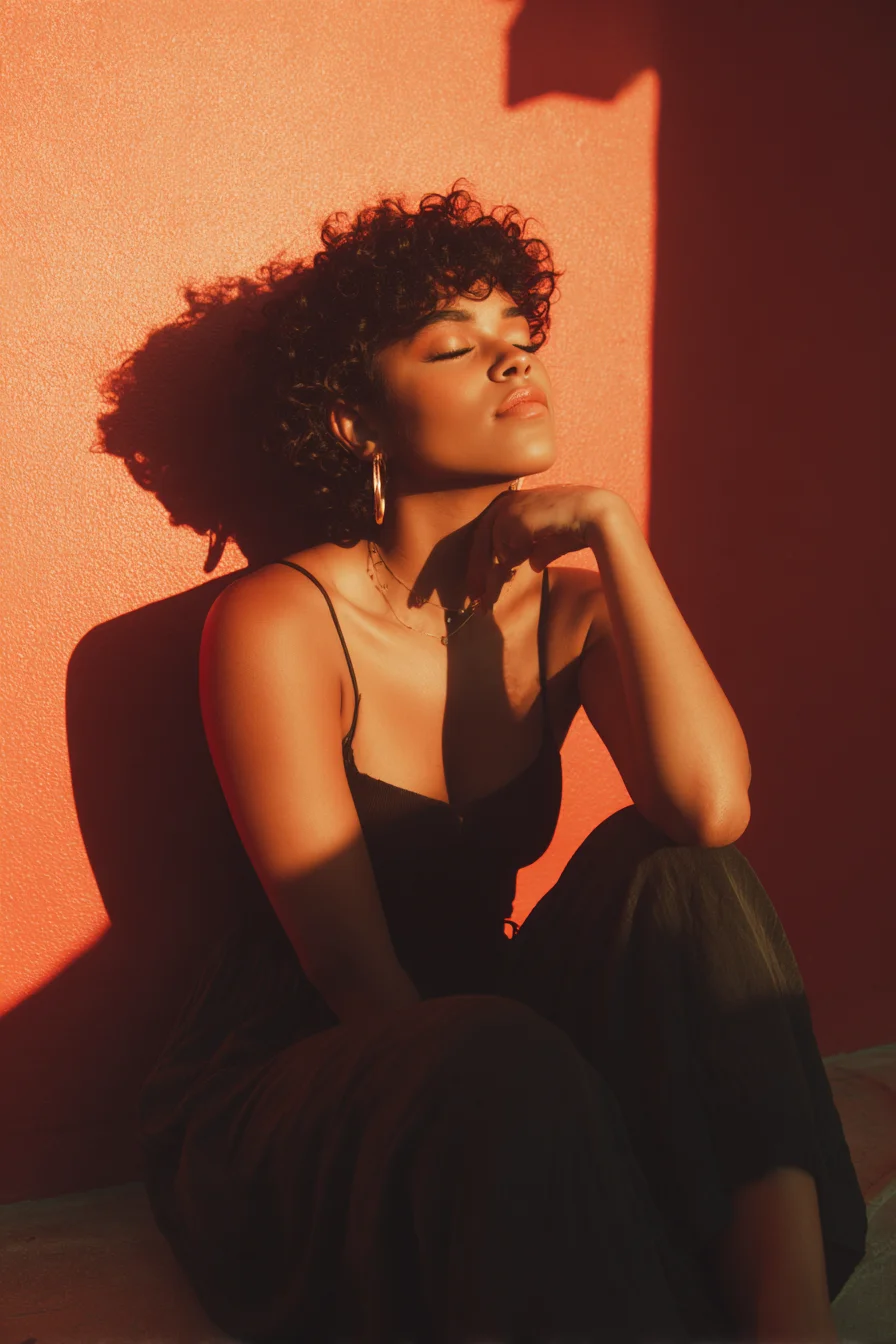 Bathed in Amber Light