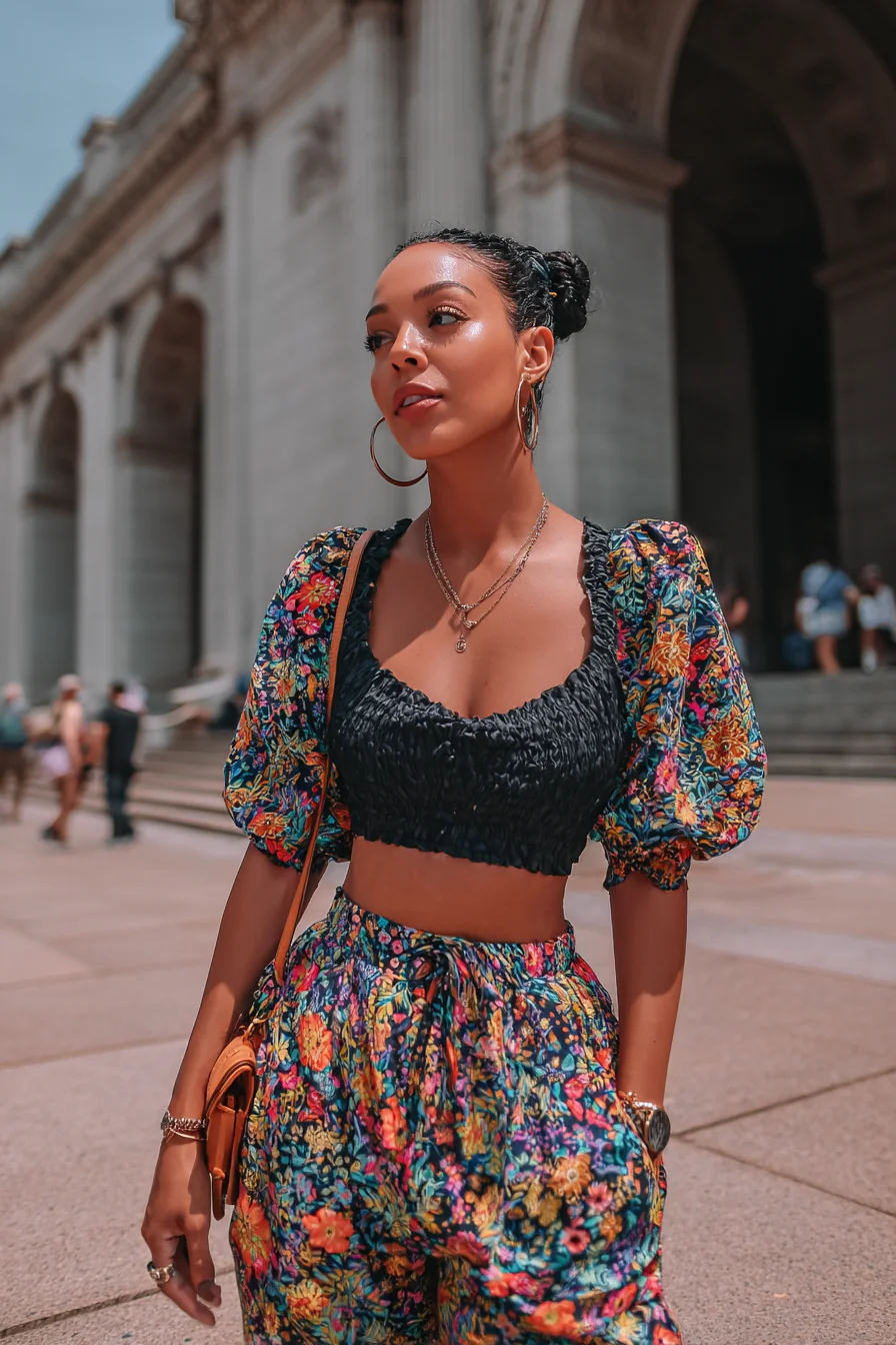 Bold Florals in the City Heat