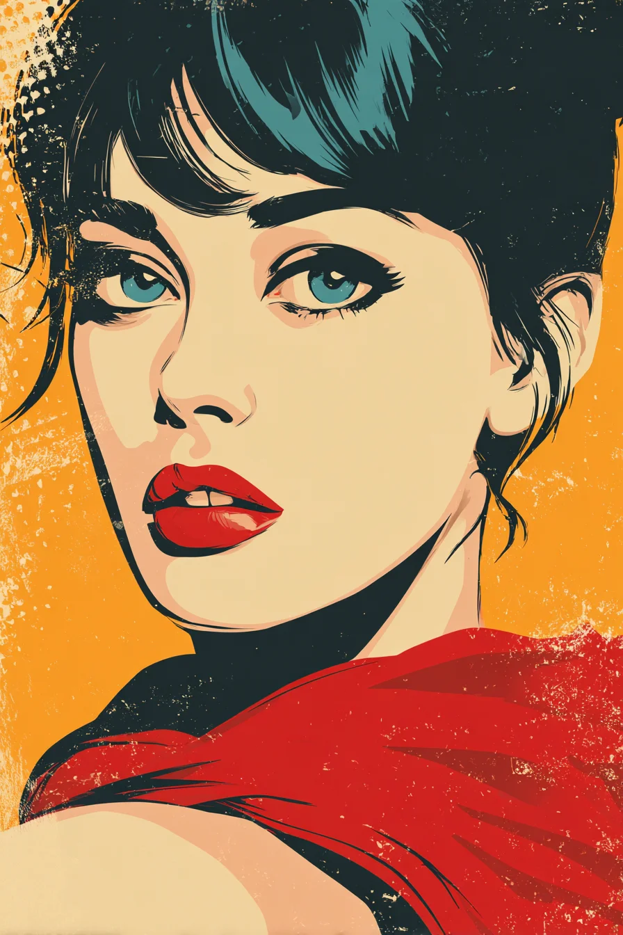 Bold in Red and Gold