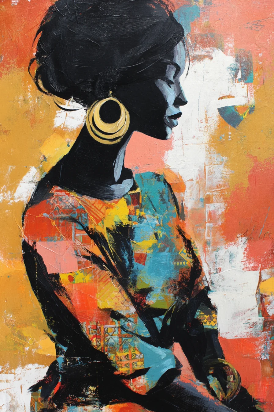 Bold Profile in Vivid Color