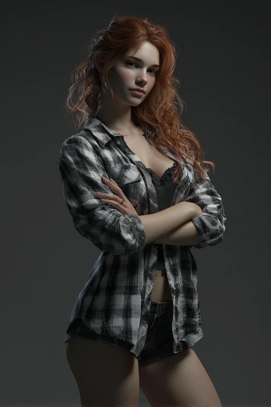 Casual Confidence in Plaid