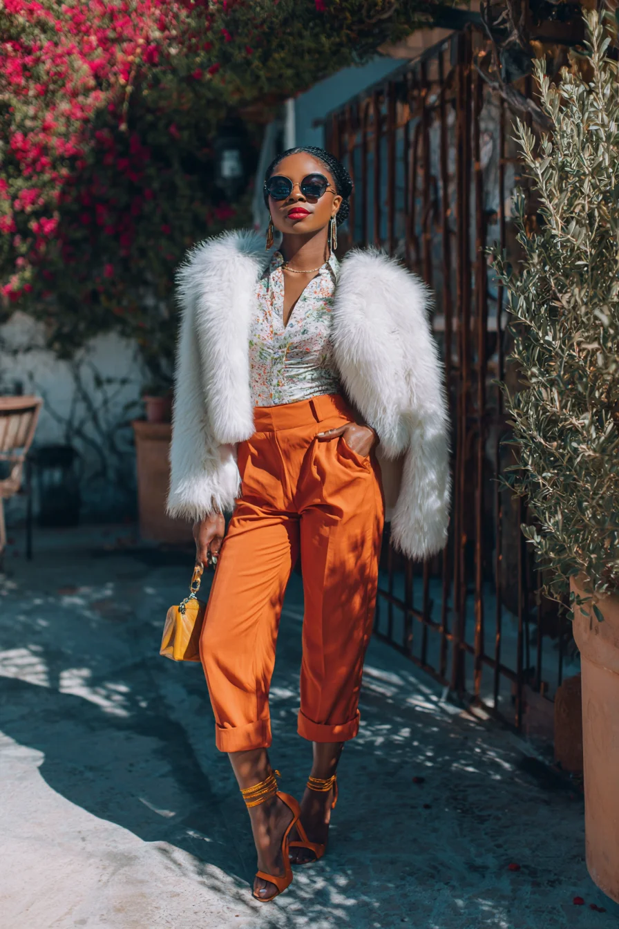 Citrus and Fur on a Sunny Afternoon