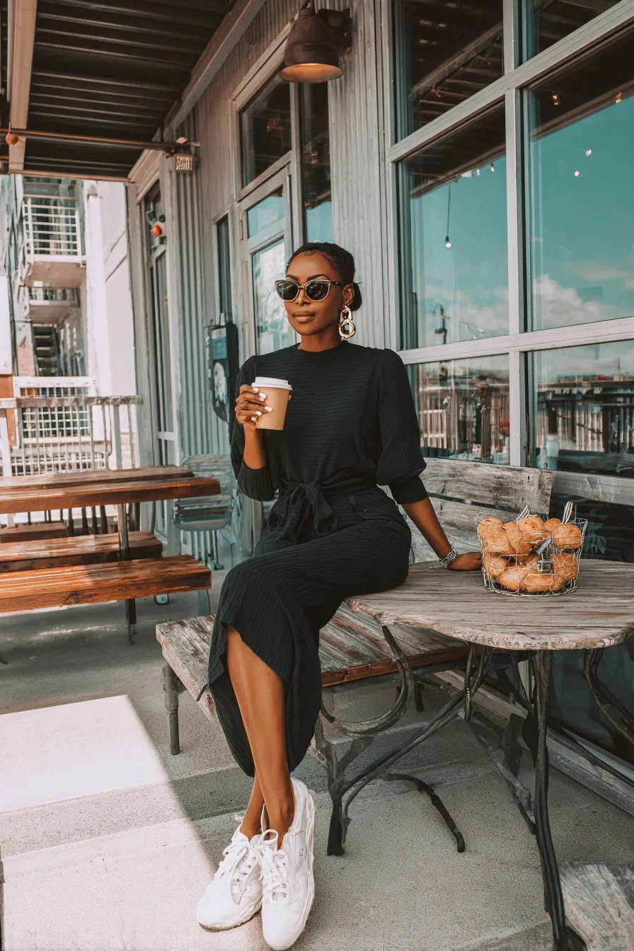 Coffee and Cool at the Corner Café