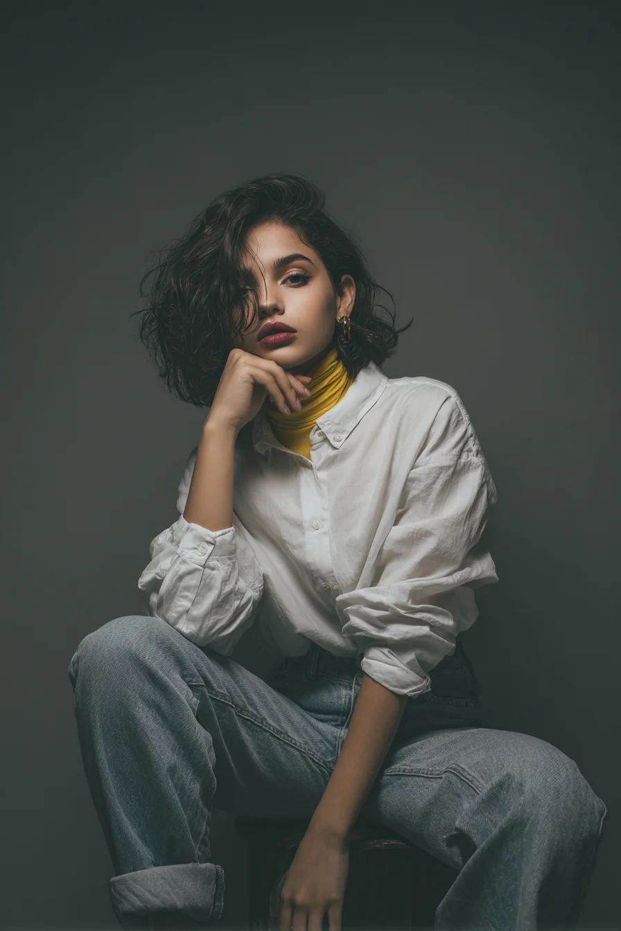 Cool Confidence in Casual Layers