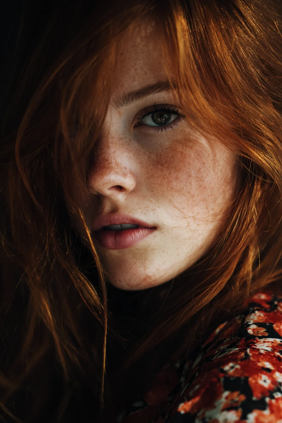 Copper Hair and Quiet Intensity