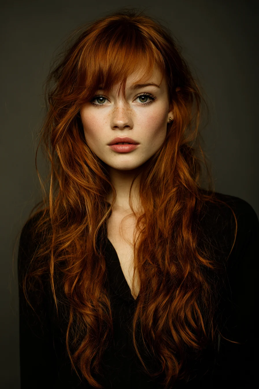 Copper Waves and a Cool Gaze