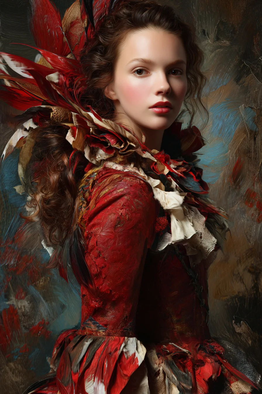 Crimson Plumes and Old Masters
