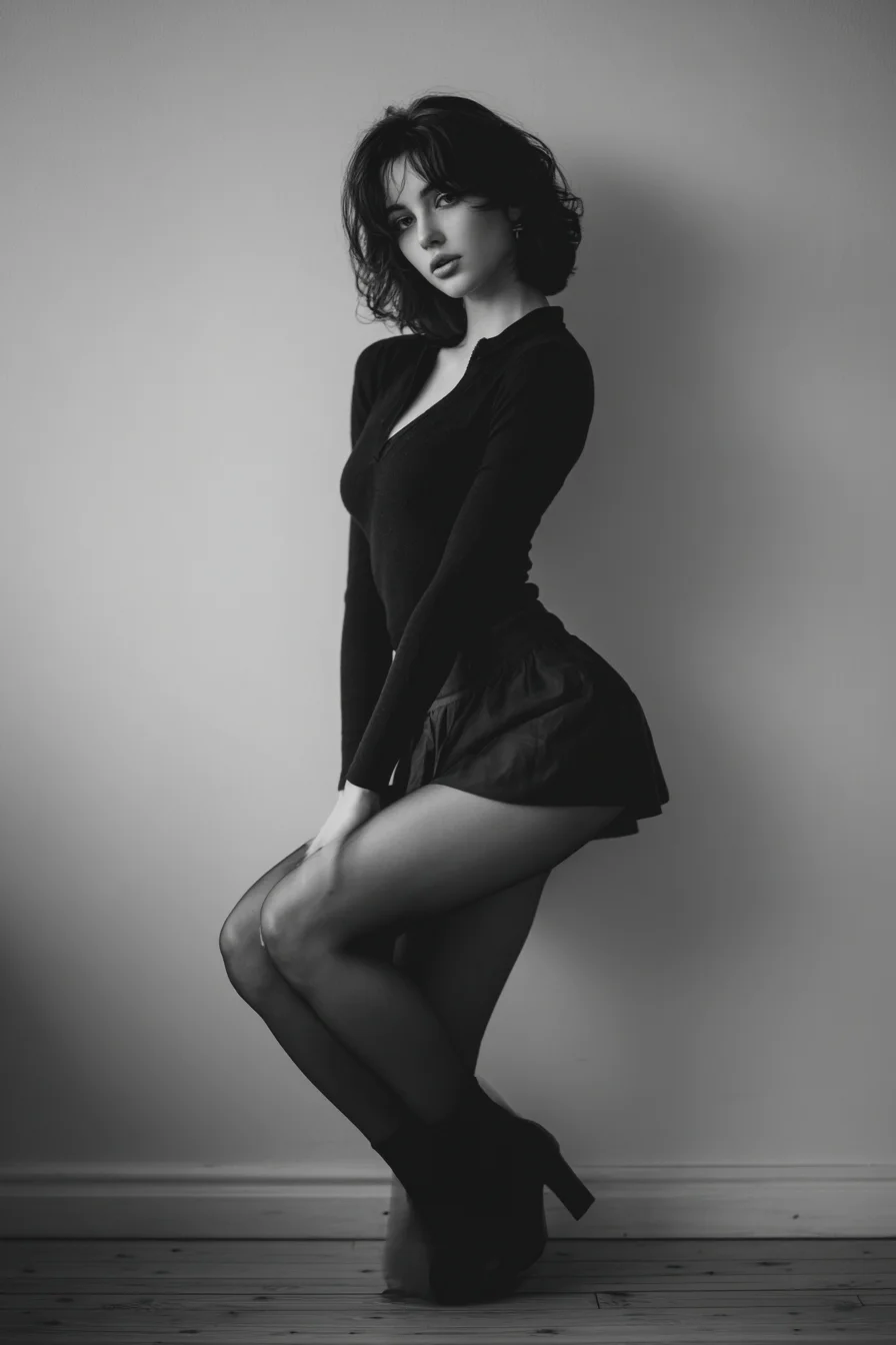 Dark Contrast in Monochrome