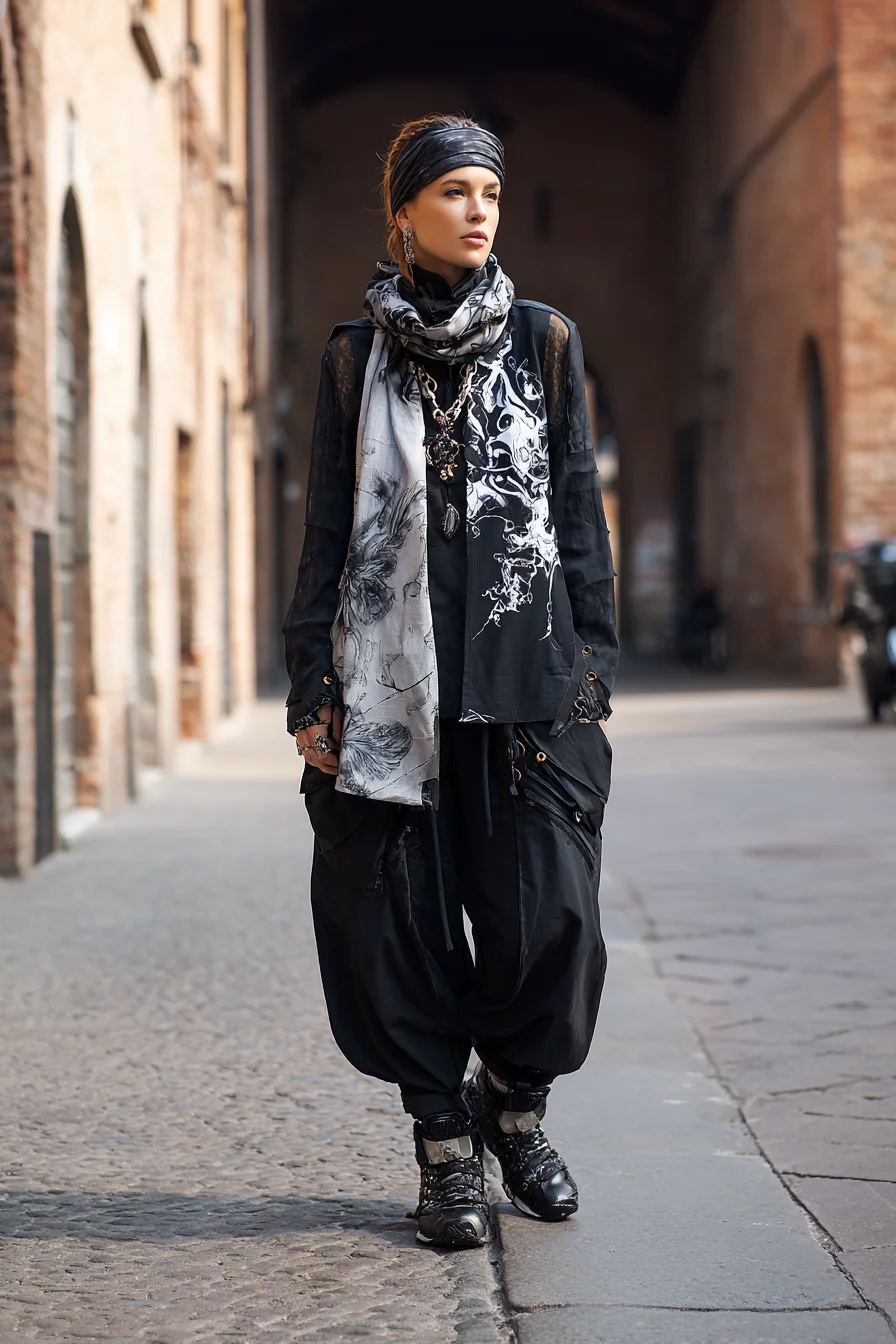 Dark Layers on Cobblestone Streets