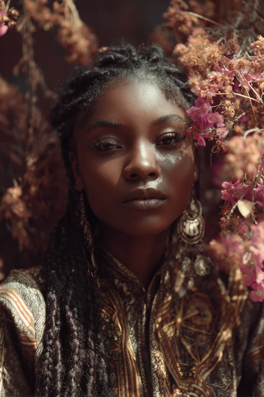 Draped in Gold and Bloom