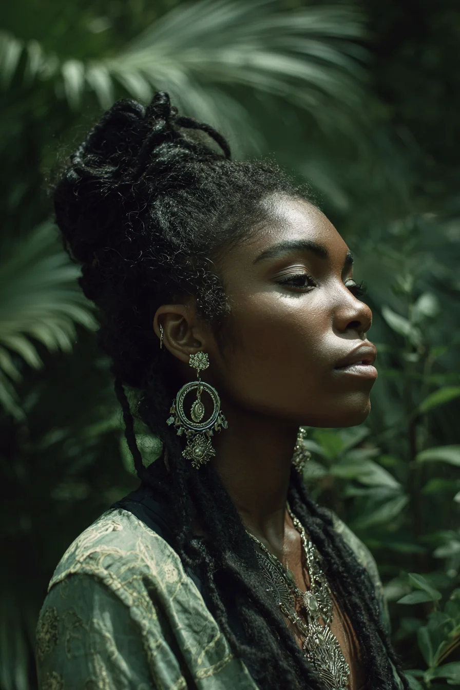 Draped in Green and Gold