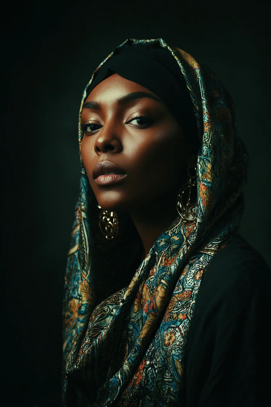 Draped in Pattern and Gold