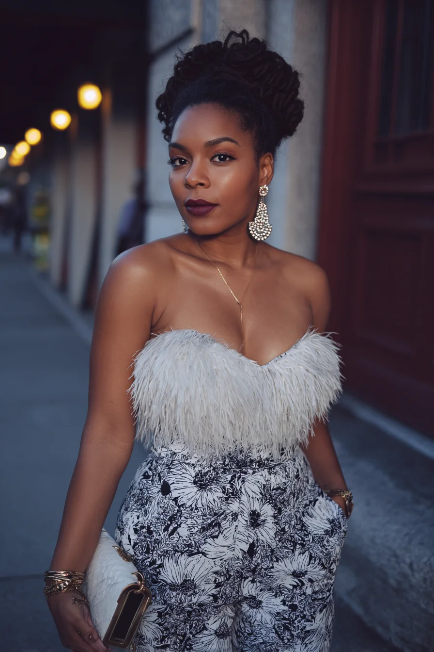 Evening Glamour on City Streets