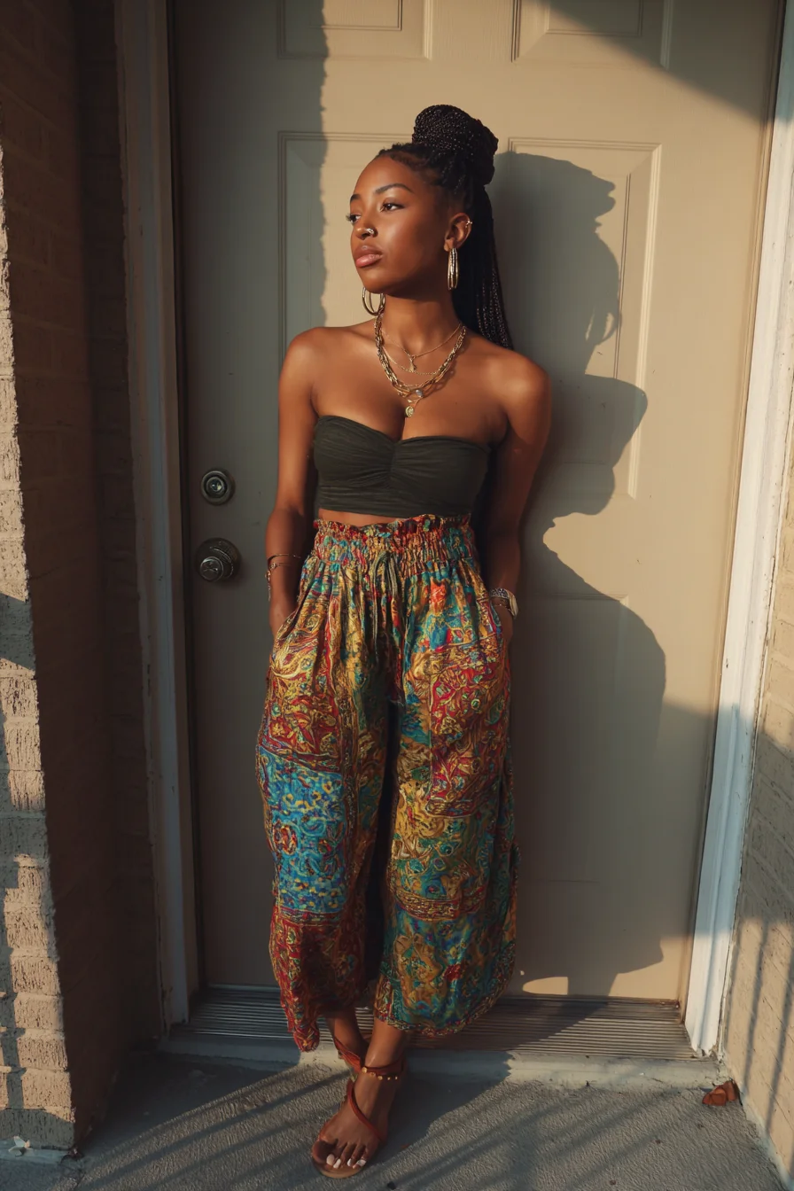 Golden Hour Bohemian Ease