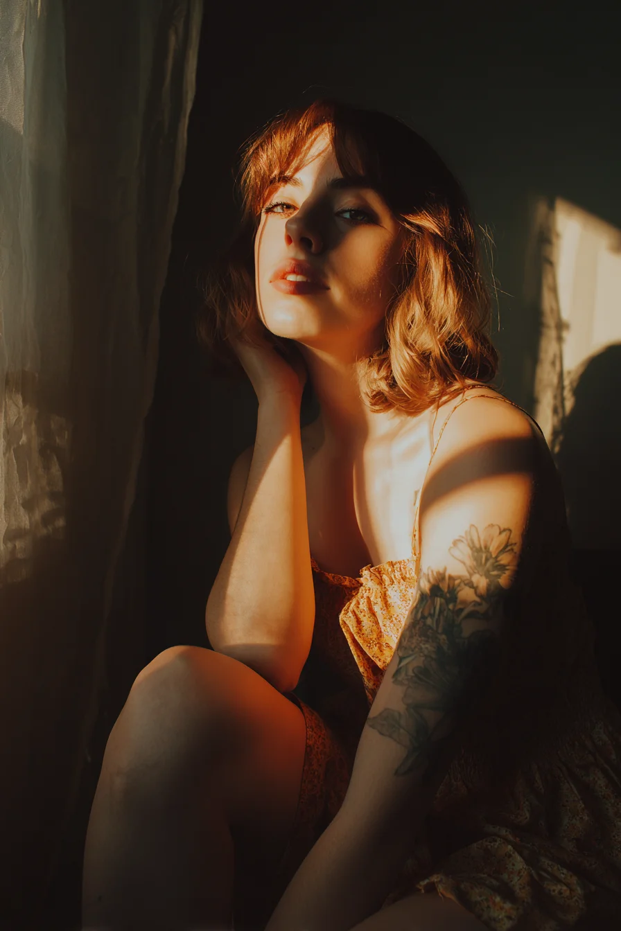 Golden Hour by the Window