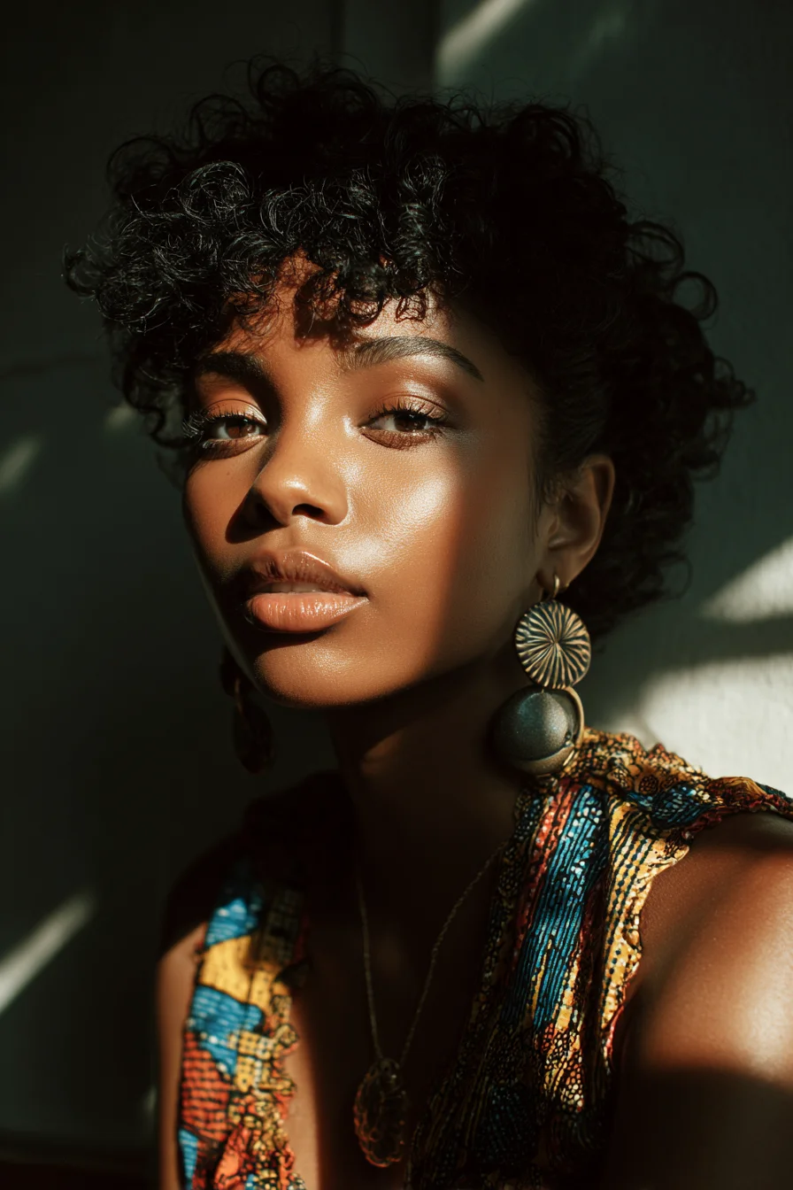 Golden Hour Glow and Curls