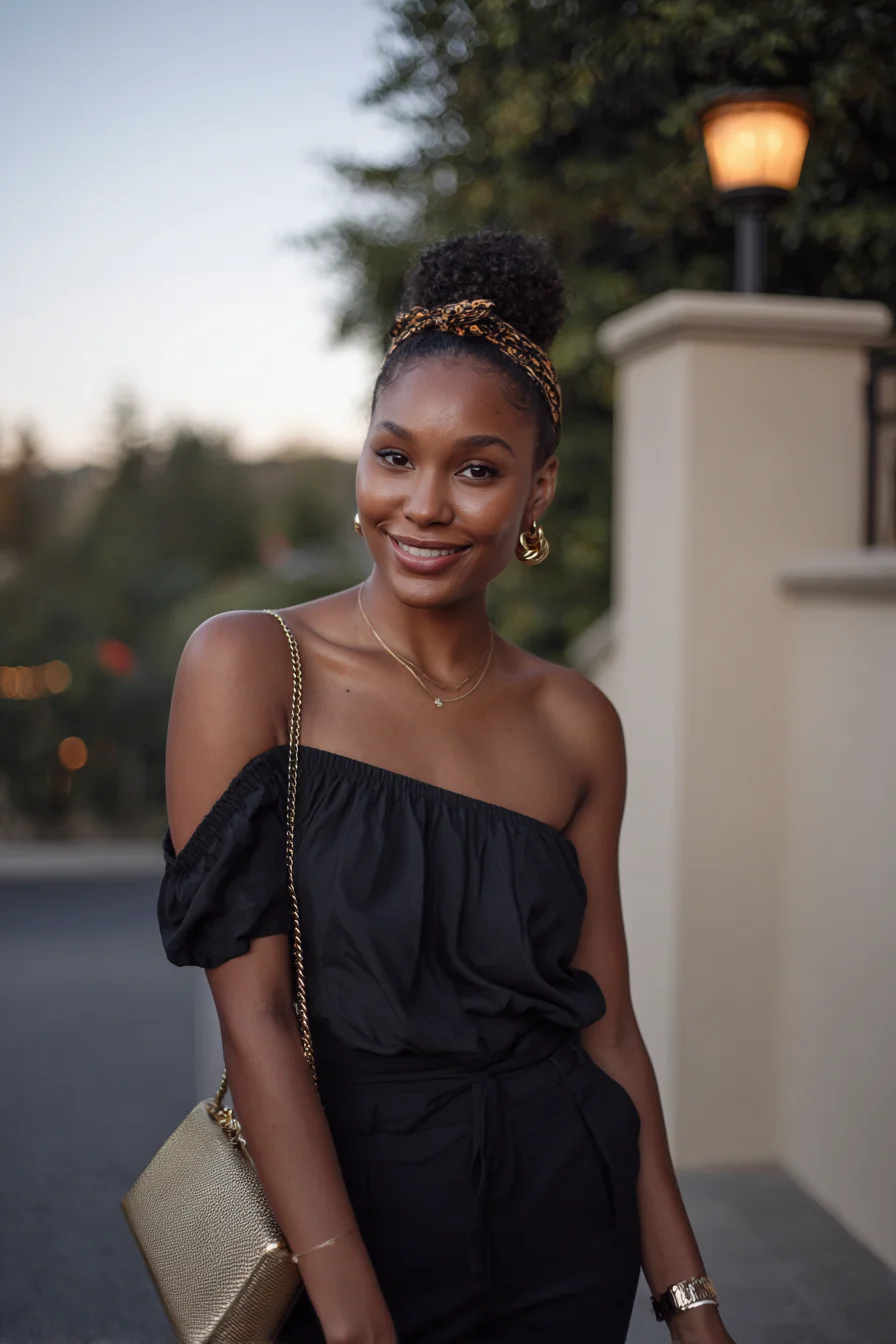 Golden Hour in All Black