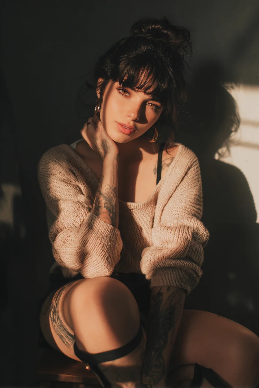 Golden Hour in Still Shadows