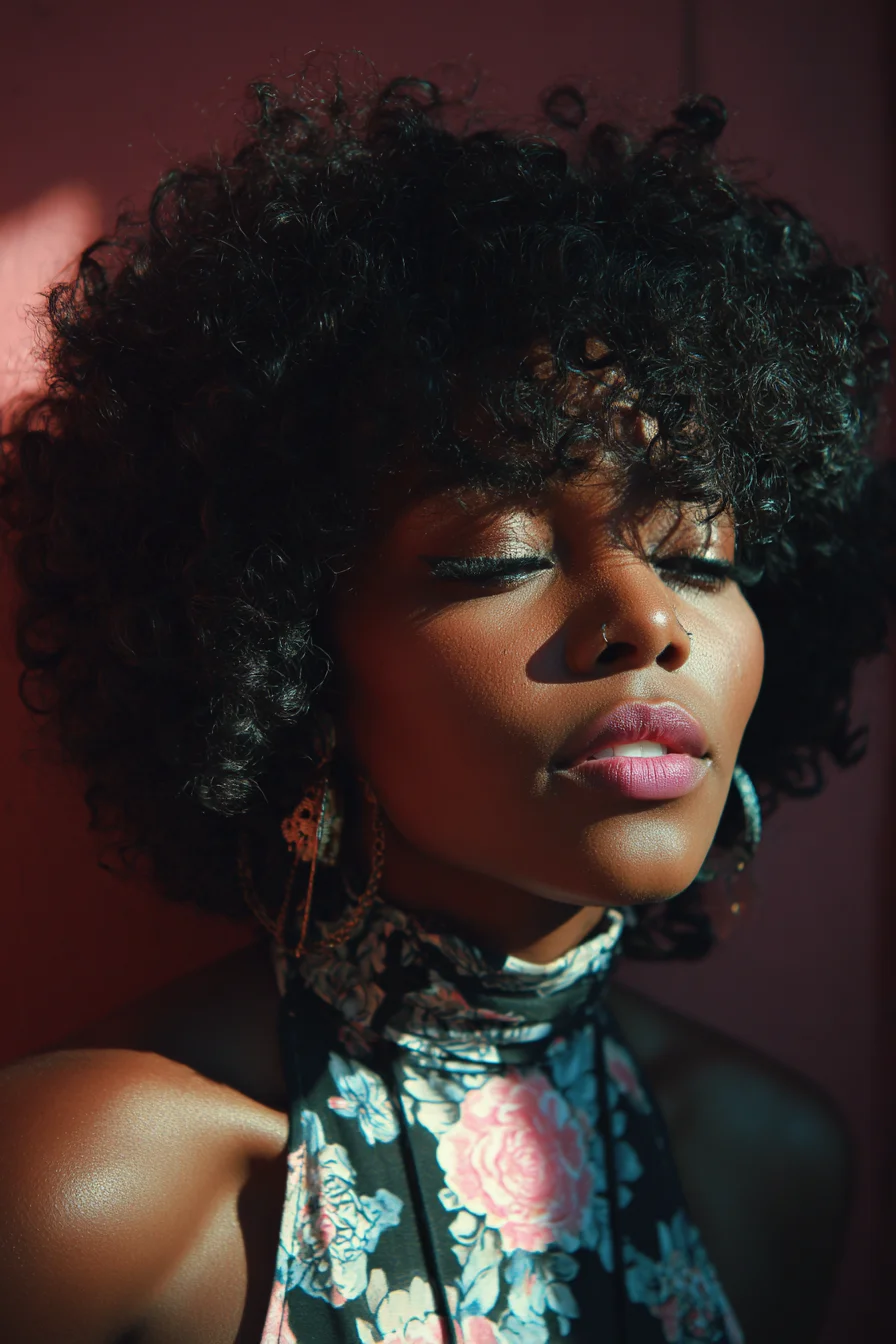 Golden Hour Portrait in Florals