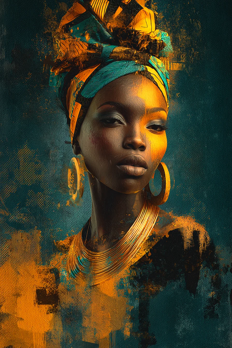 Golden Light and Teal Shadows